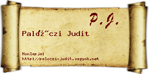 Palóczi Judit névjegykártya